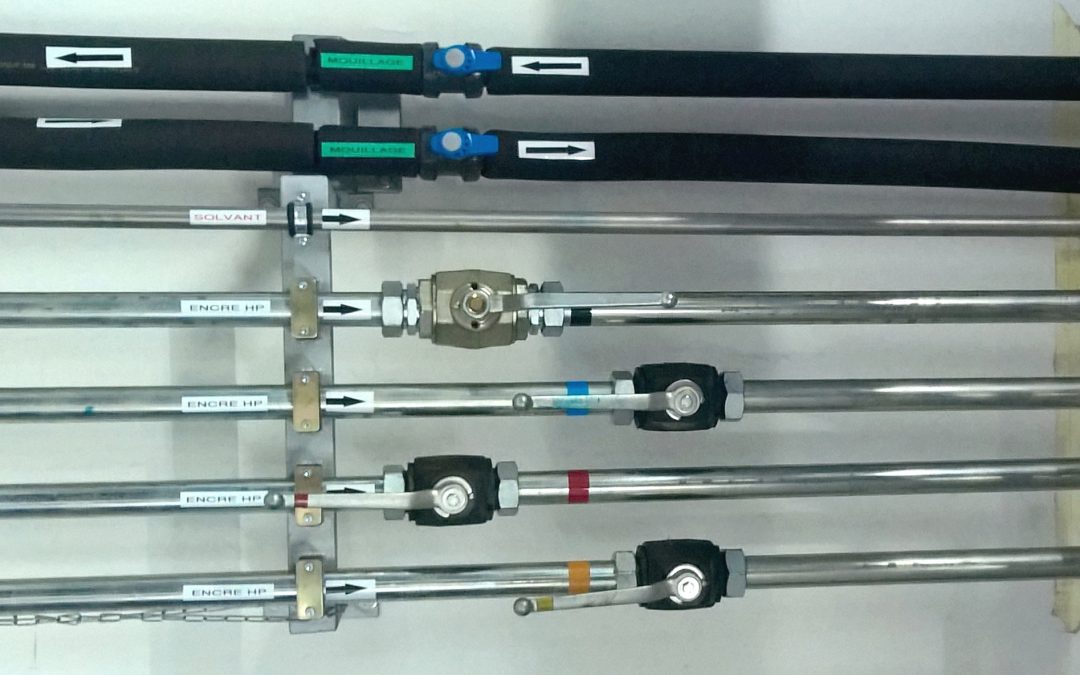 Réseaux d&rsquo;encre en quadrichromie