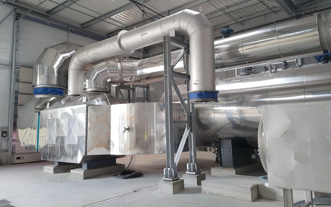 Montage d&rsquo;éléments de chaufferie