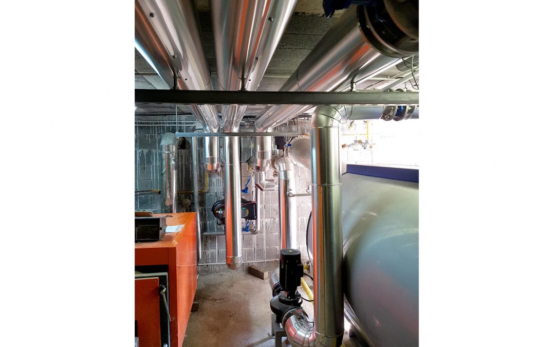 Boucle d&rsquo;eau chaude et chaufferie